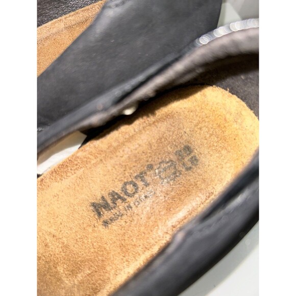 NAOT Women's Wedge Platform Mary Jane Shoes size 39/8.5 Genuine Leather - Picture 3 of 9